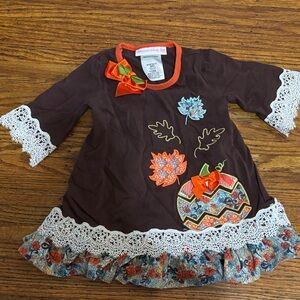 Bonnie Baby Harvest Pumpkin Dress
